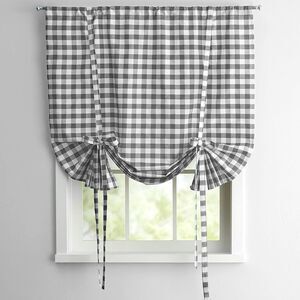 Sweet Home Collection Kitchen Window Curtain Panel Treatment, 63", Gray(Pack of
